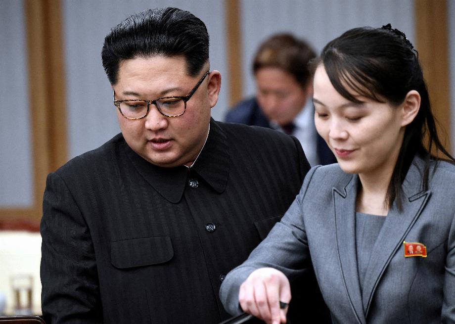 Kim Jong-un et sa sœur Kim Yo-jong (Reuters/file)