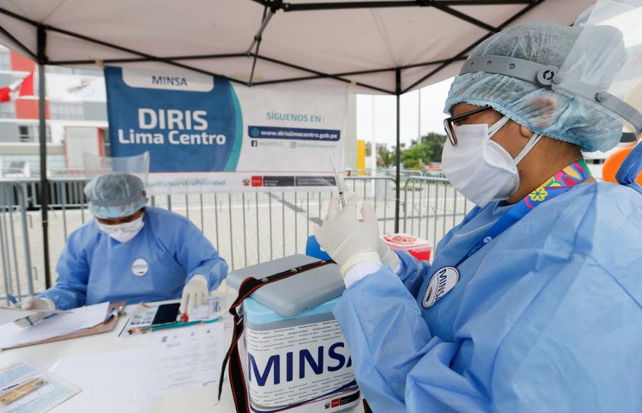La minsa a annoncé les points d'élimination et de vaccination contre le COVID-19 à différents moments.