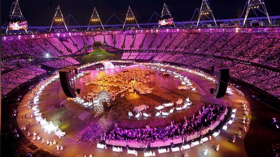 Cérémonie d'ouverture de Londres 2012, la célébration olympique qui a précédé Rio 2016