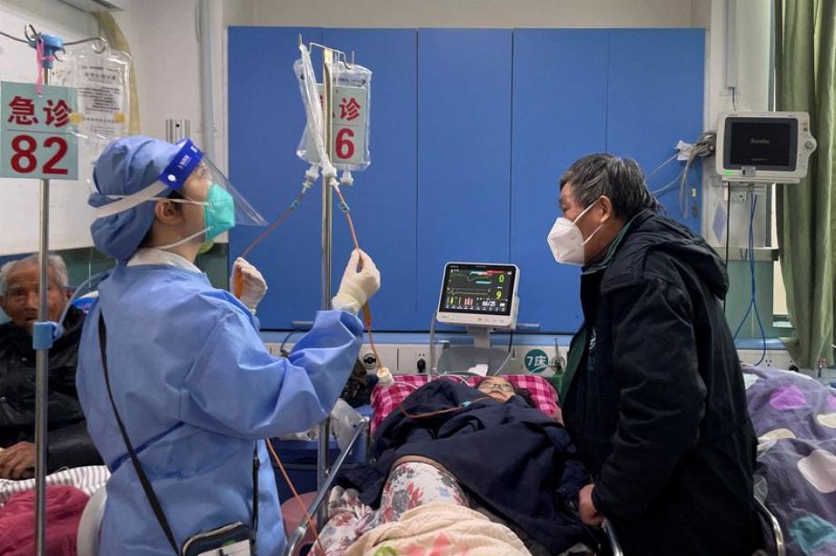 La Chine a enregistré le plus grand nombre d'hospitalisations pour COVID depuis le début de la pandémie (REUTERS)