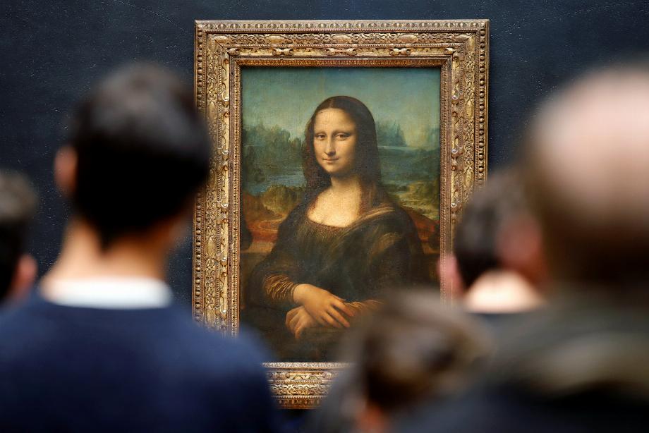 Le sourire de Mona Lisa sert à expliquer l'état actuel de l'économie mondiale (REUTERS/Sarah Meyssonnier)