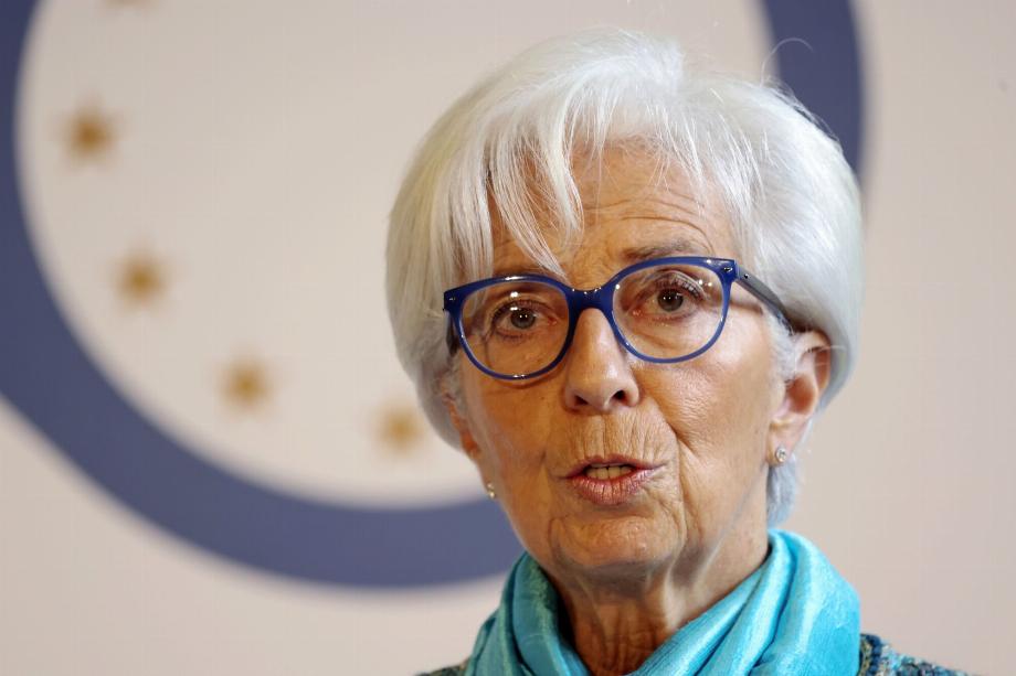 Christine Lagarde, présidente de la Banque centrale européenne. (BLOOMBERGER)