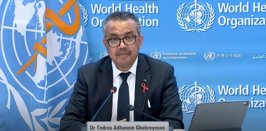 Le directeur général de l'Organisation mondiale de la santé (OMS), Tedros Adhanom Ghebreyesus (Europa Press)