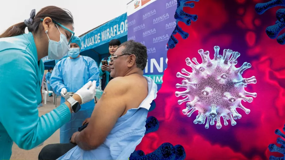 César Vásquez a souligné l'importance de la vaccination pour continuer à faire face à l'augmentation des cas de COVID-19 - composition de crédit Infobae Pérou / Minsa/National Geographic)