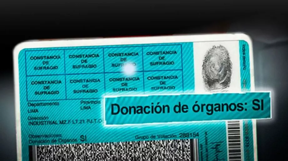 Des avantages pour ceux qui mettent « Oui » sur leur carte d'identité pour donner leurs organes. (Photo : El Pérouano)