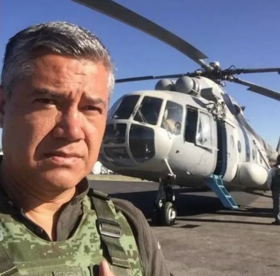 Santos Mondragón aime tout ce qui touche aux forces armées mexicaines (X/@ERIKCAMACHOTV)