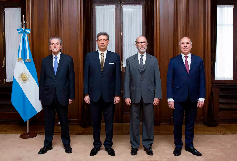 Juan Carlos Maqueda, Horacio Rosatti, Carlos Rosenkrantz, Ricardo Lorenzetti