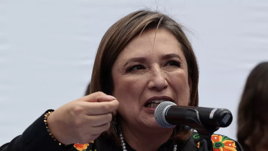 Le candidat à la présidentielle a regretté que les vaccins soient vendus. EFE/José Méndez
