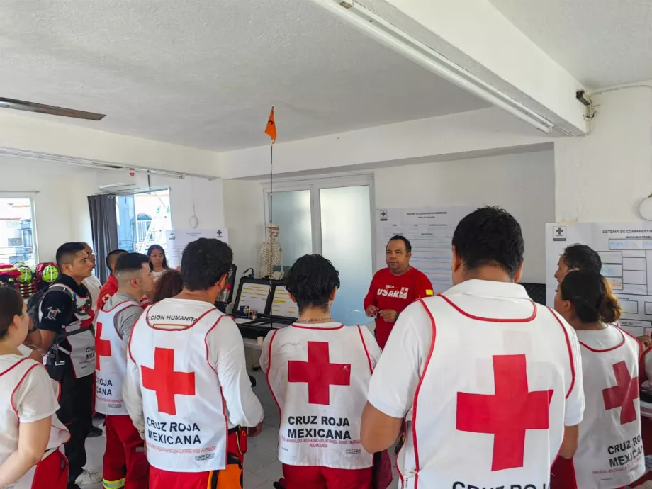 La Croix-Rouge mexicaine appliquera des injections contre le COVID-19 Photo : X/ @CruzRoja_MX
