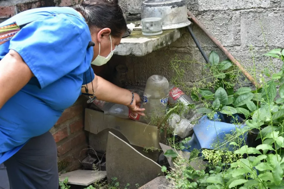 Pour prévenir, il faut vérifier les endroits (même très petits) qui peuvent contenir de l'eau, car ils servent de lieux de reproduction pour les moustiques et les larves qui transmettent le virus de la dengue (Ministère de la Santé de Jujuy)