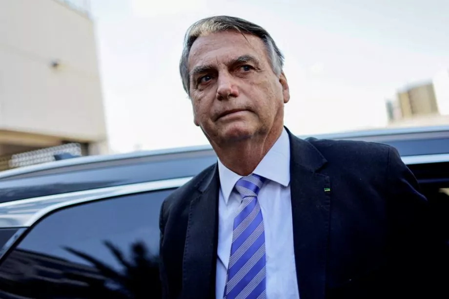 L'ancien président brésilien Jair Bolsonaro (REUTERS/Ueslei Marcelino)