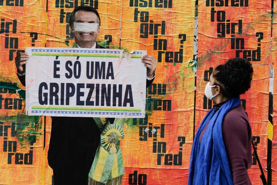 Bolsonaro a insisté sur le fait que le vaccin contre le coronavirus ne serait pas obligatoire au Brésil et a considéré le COVID comme une grippe passagère (FÁBIO VIEIRA/FOTORUA / ZUMA PRESS / CONTACTOPHOTO/File)